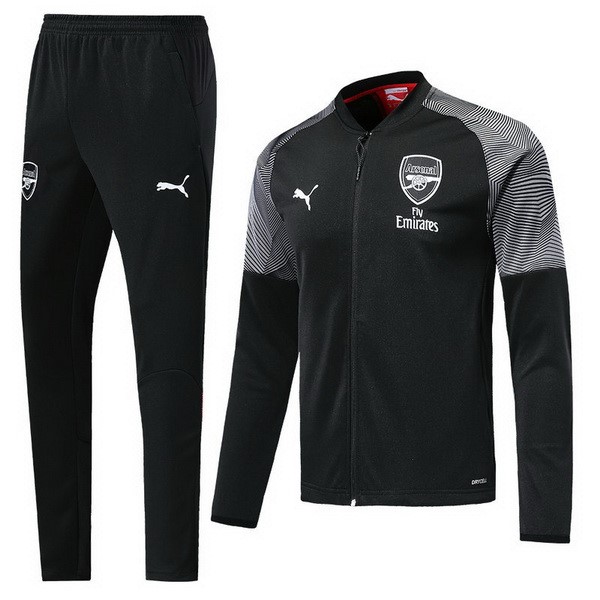 Survetement Football Arsenal 2018-19 Noir Gris